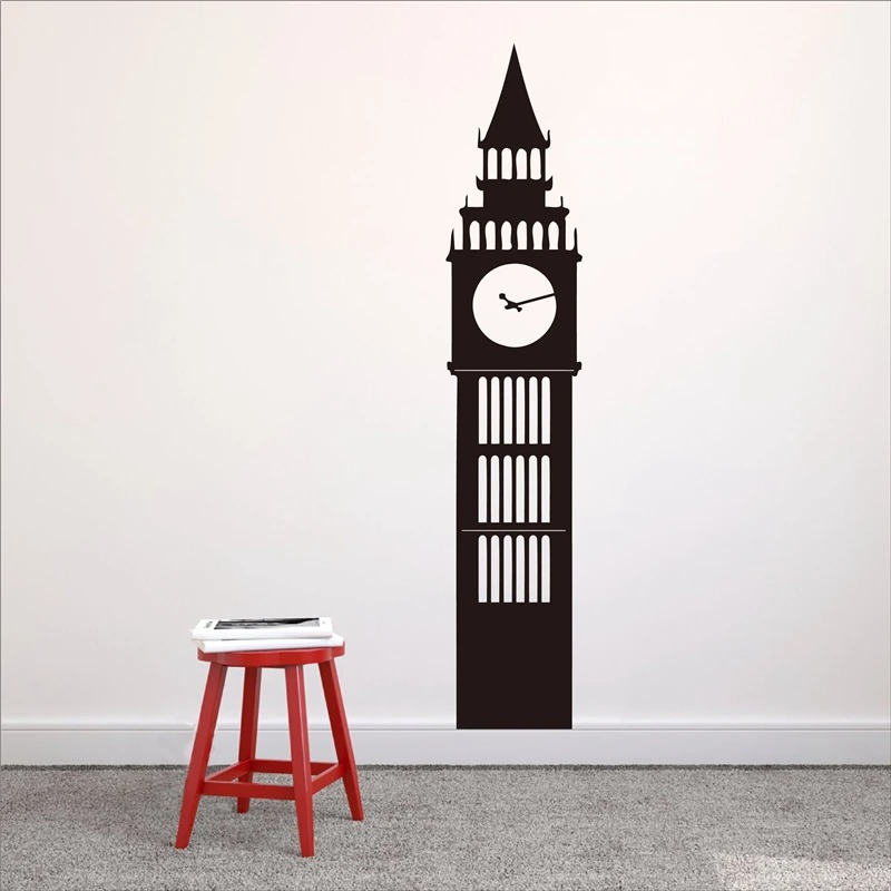 Office Furniture London - London Big Ben Clock Wall Decal