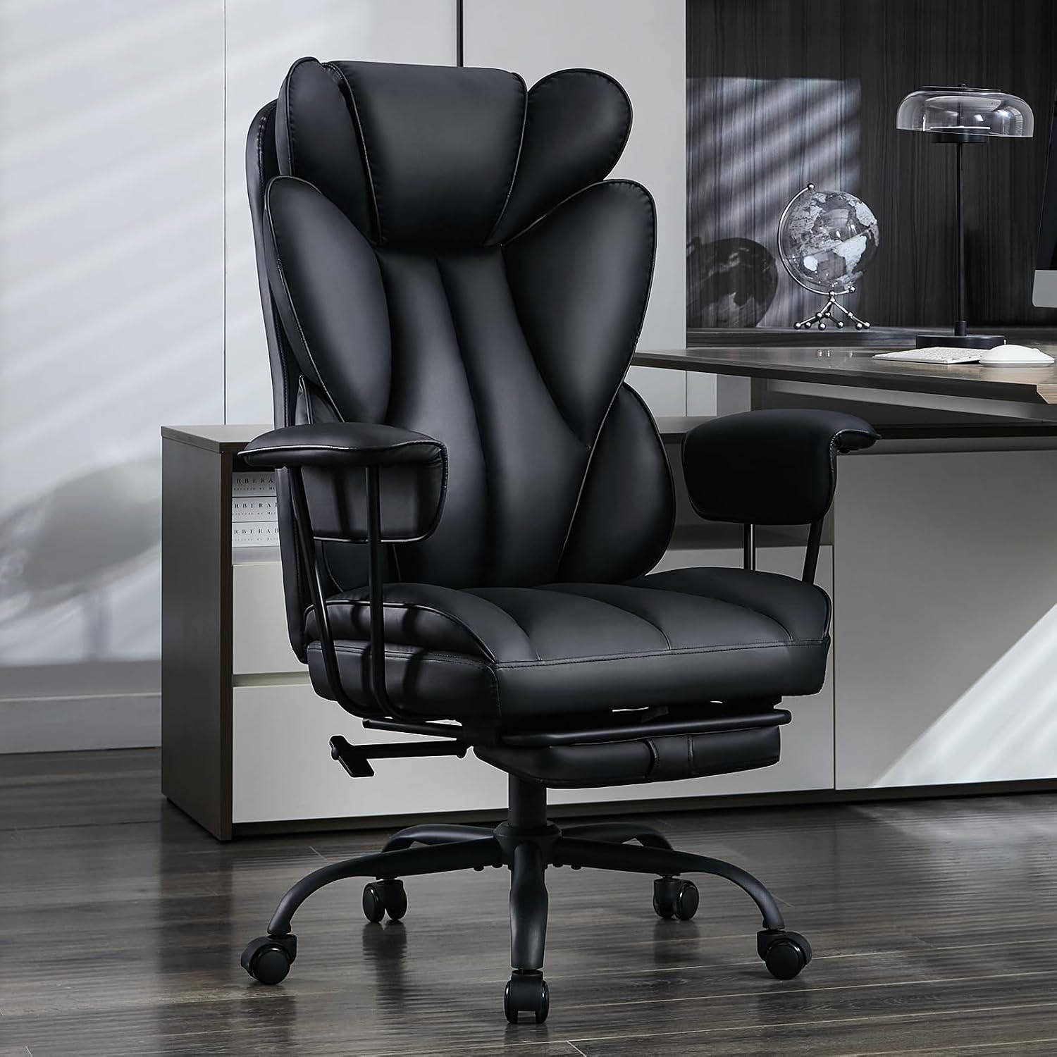 Office Footrest Cushion - Big and Tall Office Chair, Reclining