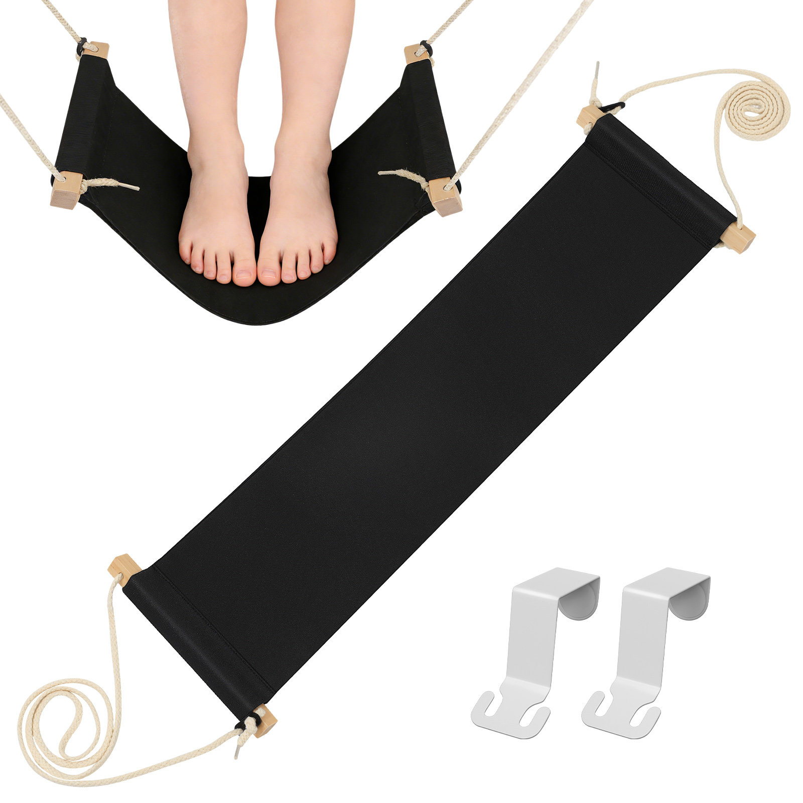 Under Desk Hammock - Foot Hammock Under Desk Adjustable Office