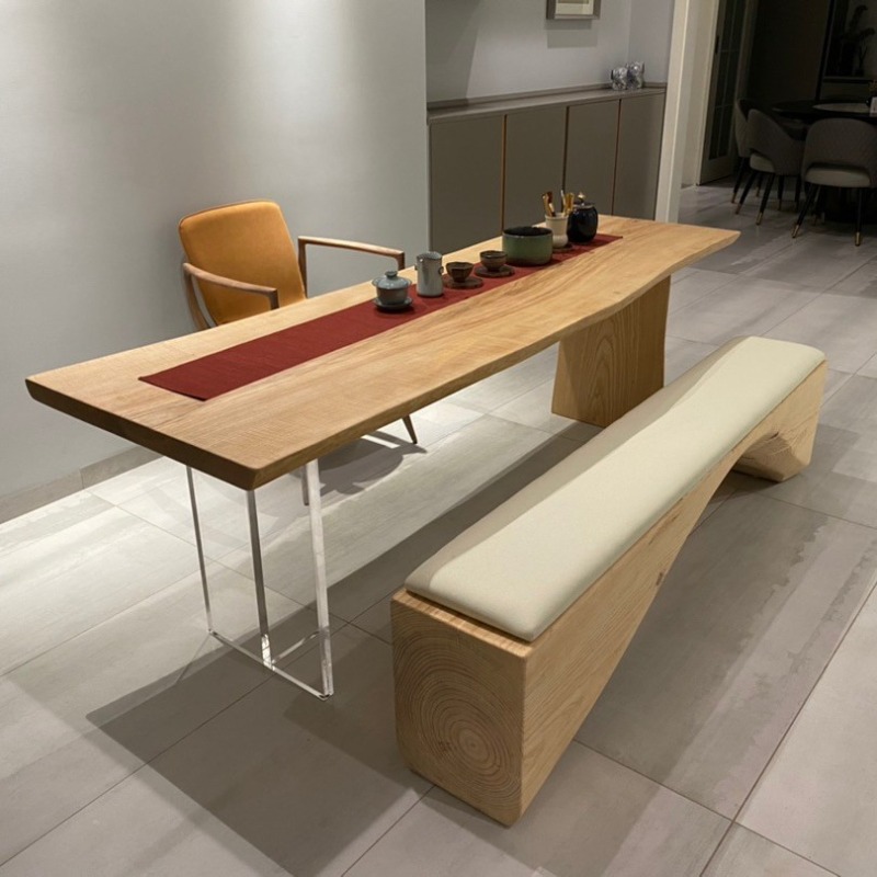Nordic Solid Wood Acrylic Floa - Office Furniture Desk 评论和价格