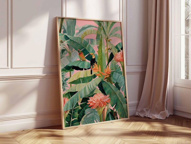 1pc Retro Tropical Canvas Post - Office Furniture Home 评论和价格