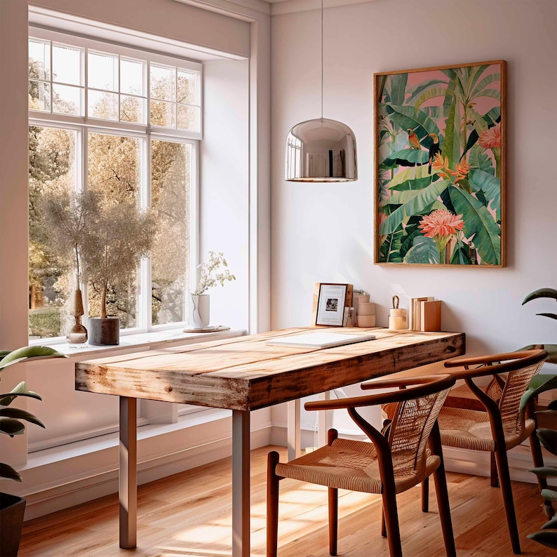 1pc Retro Tropical Canvas Post - Office Furniture Home 评论和价格