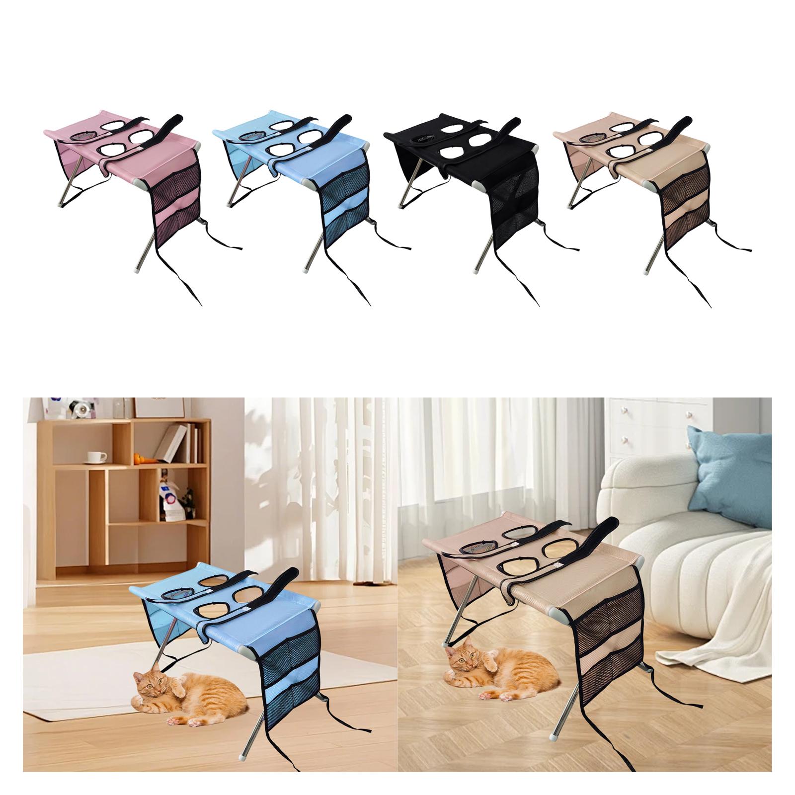 Foldable Pet Grooming Table wi - Under Desk Hammock 评论和价格