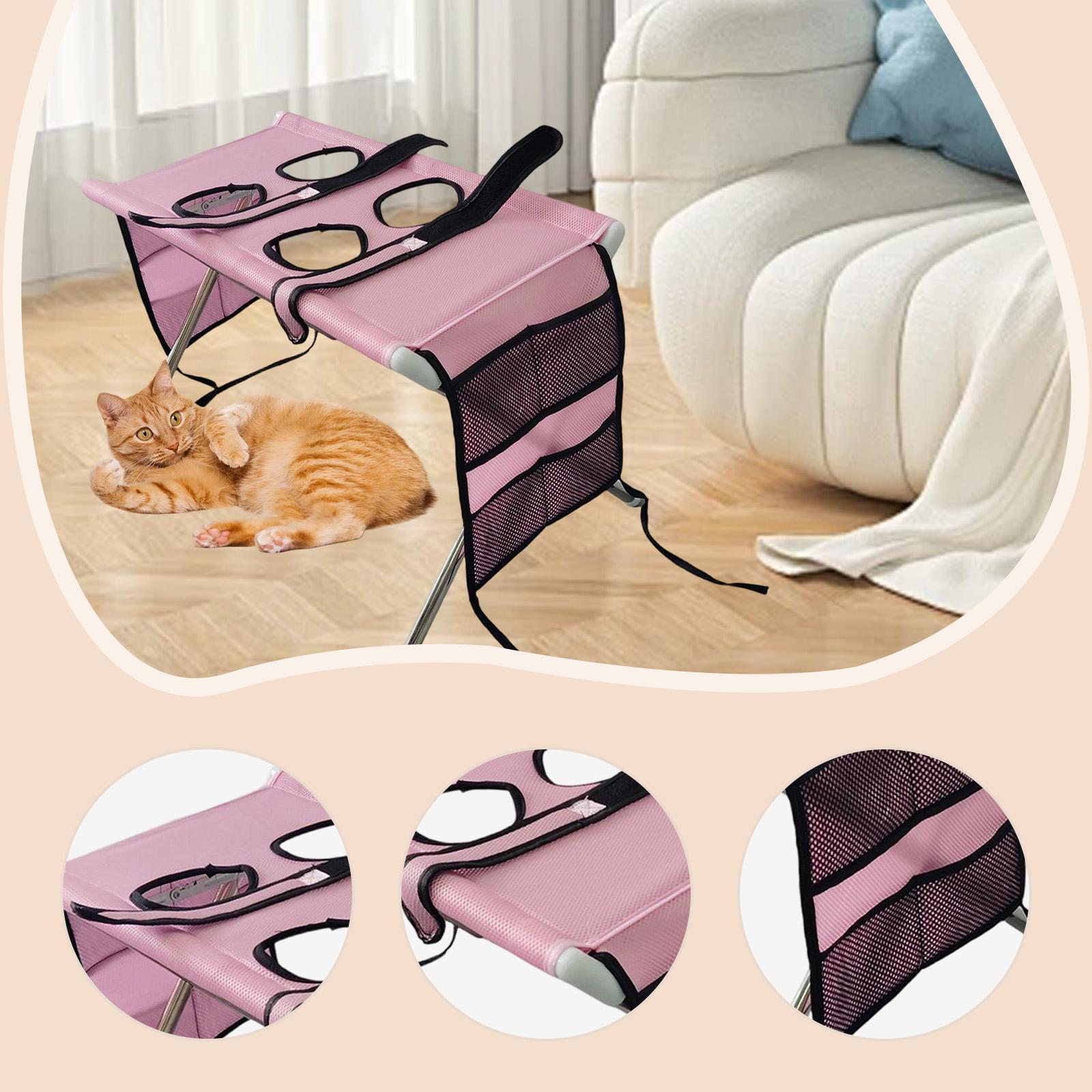 Foldable Pet Grooming Table wi - Under Desk Hammock 评论和价格
