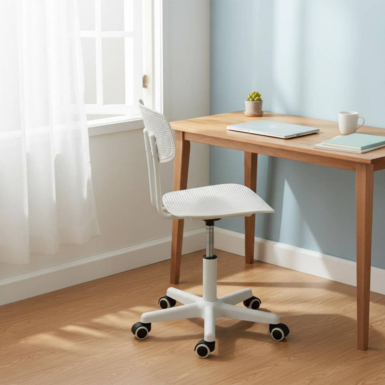 Adjustable Rolling Desk Chair  - Office Furniture Desk 评论和价格