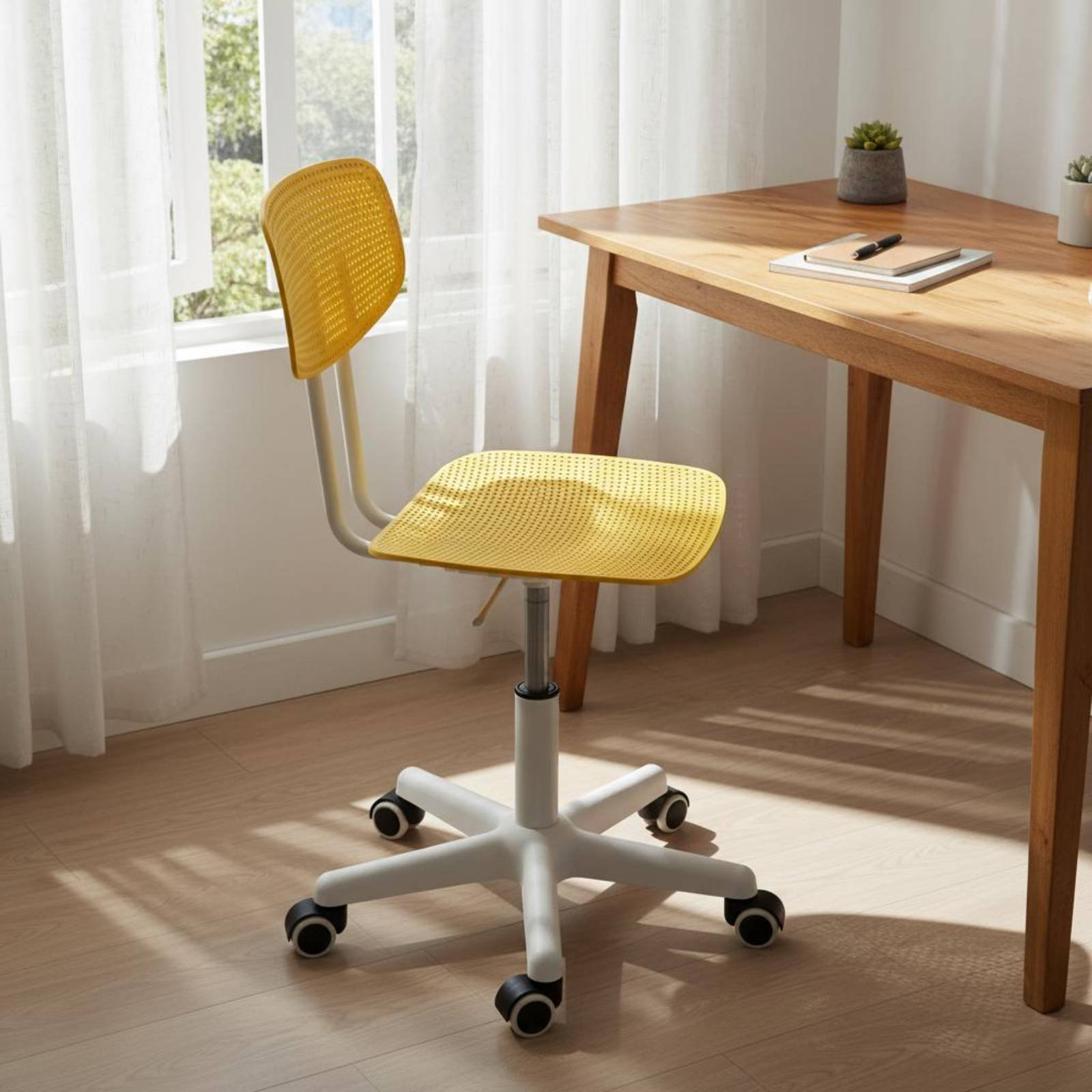 Adjustable Rolling Desk Chair  - Office Furniture Desk 评论和价格