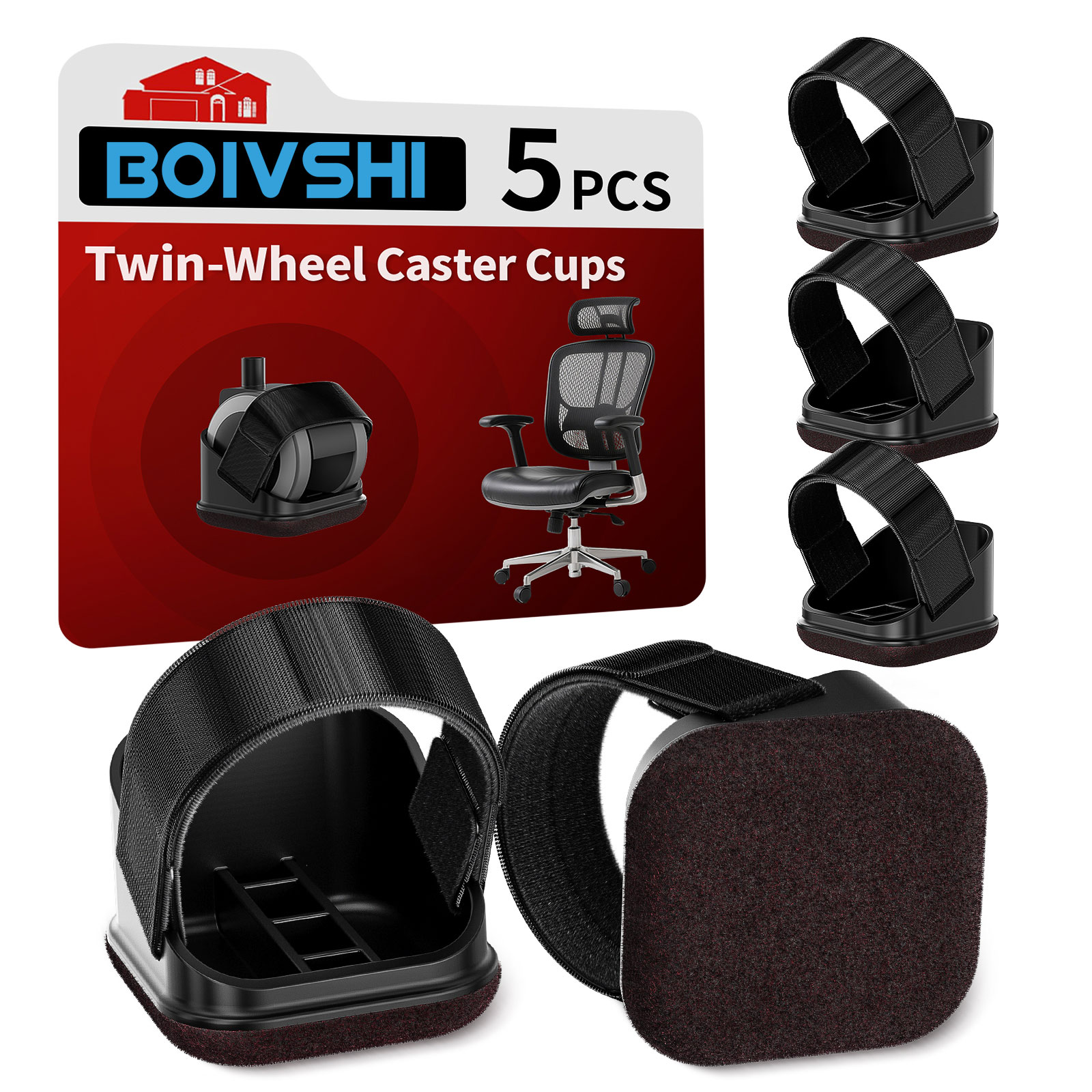 5PCS Chair Leg Protectors Offi - Office Furniture Heaven 评论和价格