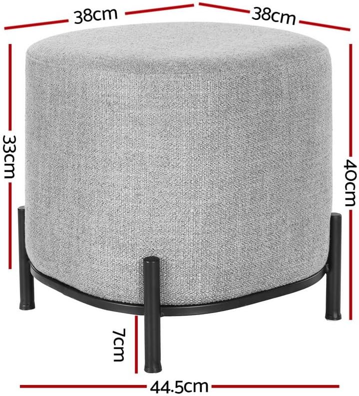 **/Ottoman, Round Footstool Lo - Office Furniture Home 评论和价格