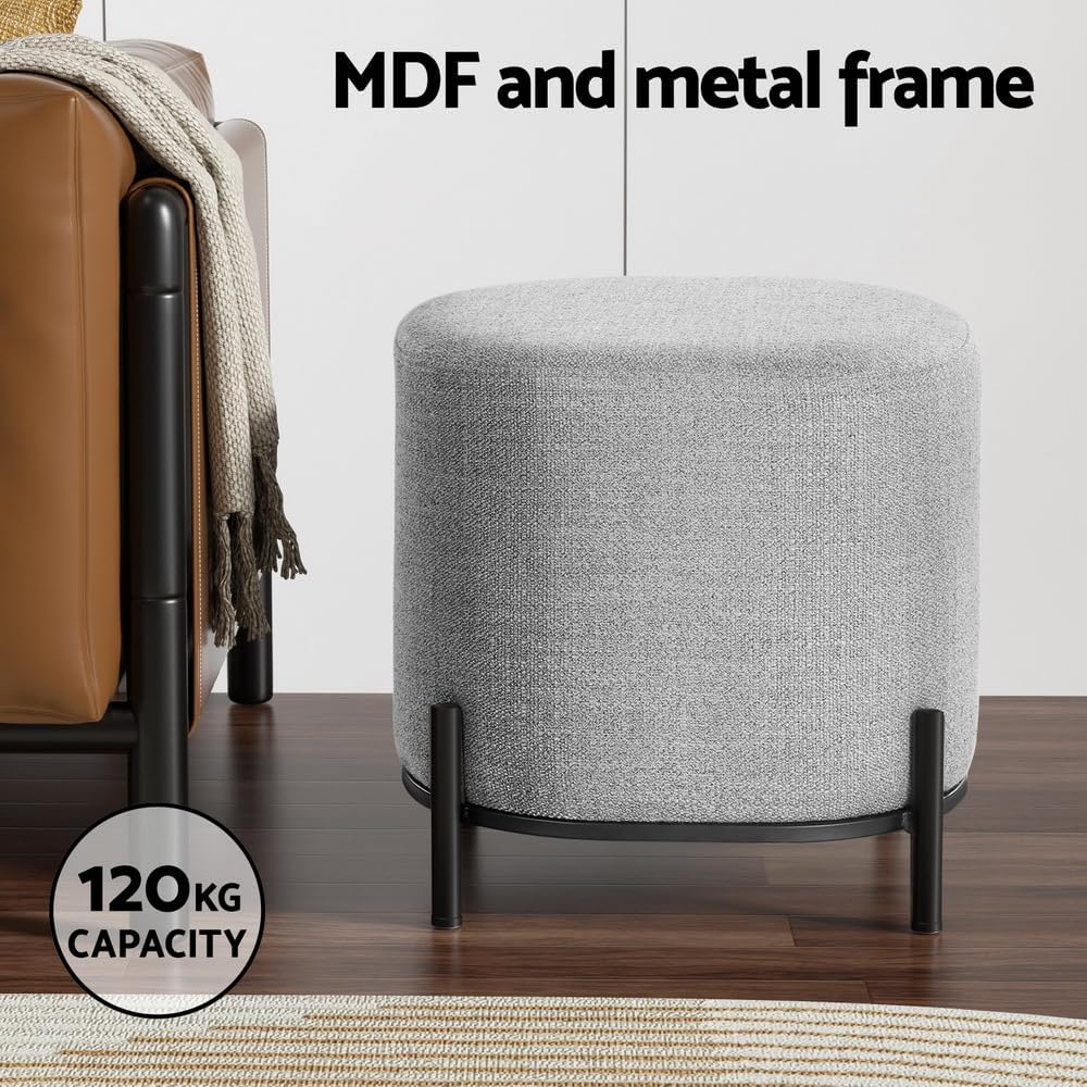 **/Ottoman, Round Footstool Lo - Office Furniture Home 评论和价格