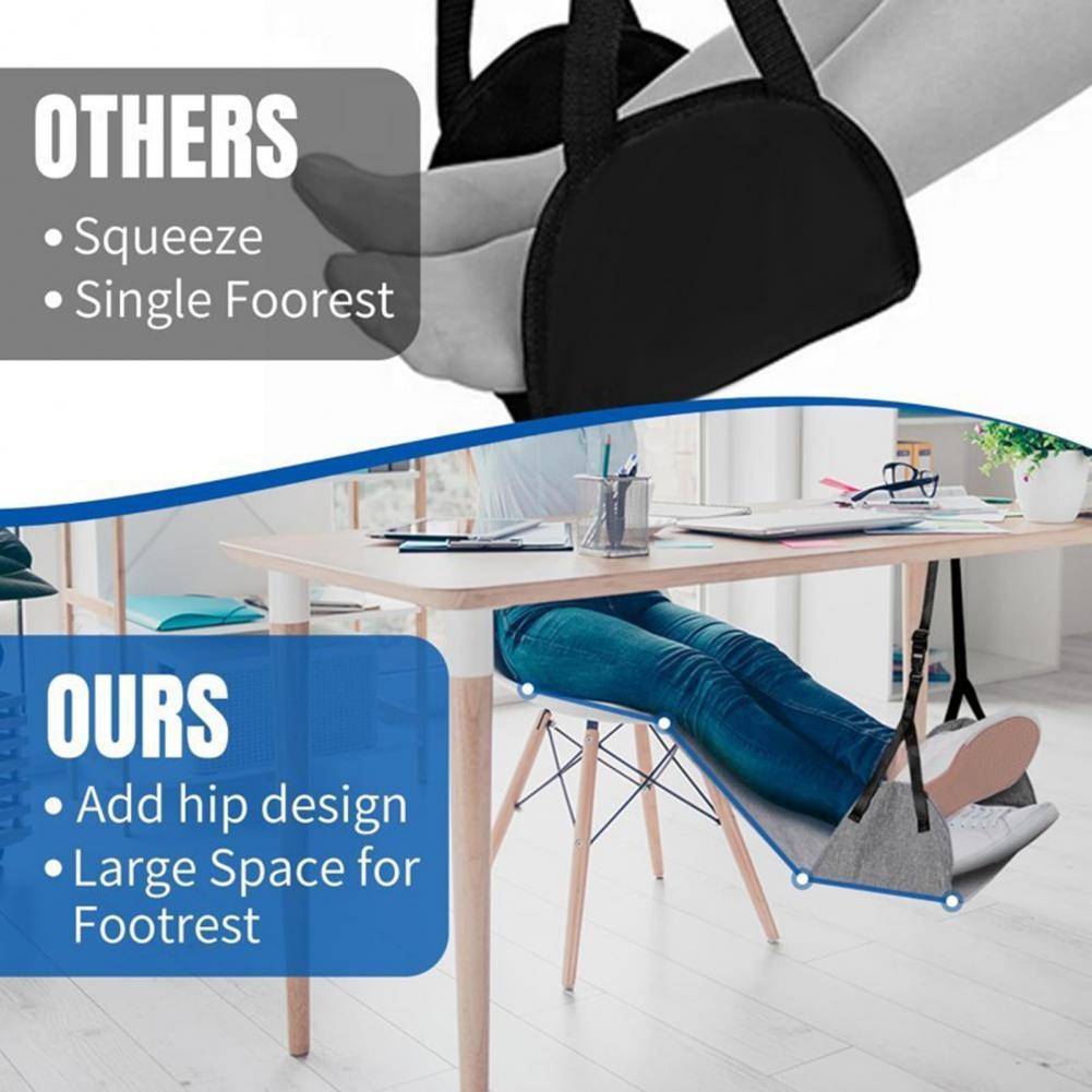 Airplane Seat Foot Adjustable  - Under Desk Hammock 评论和价格