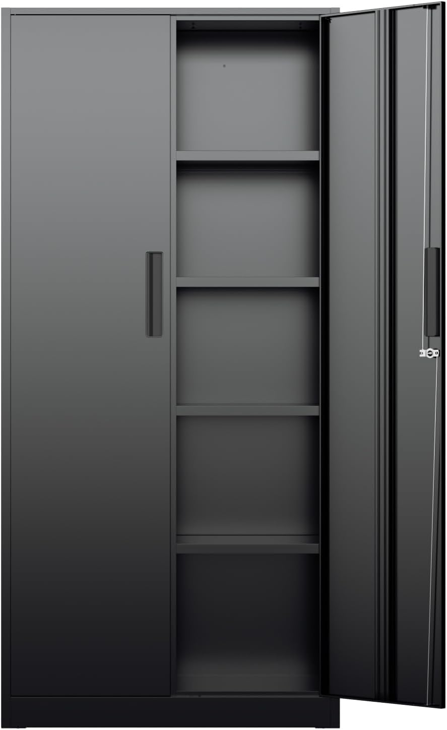 Tall Metal Storage Cabinet Org - Office Furniture Home 评论和价格