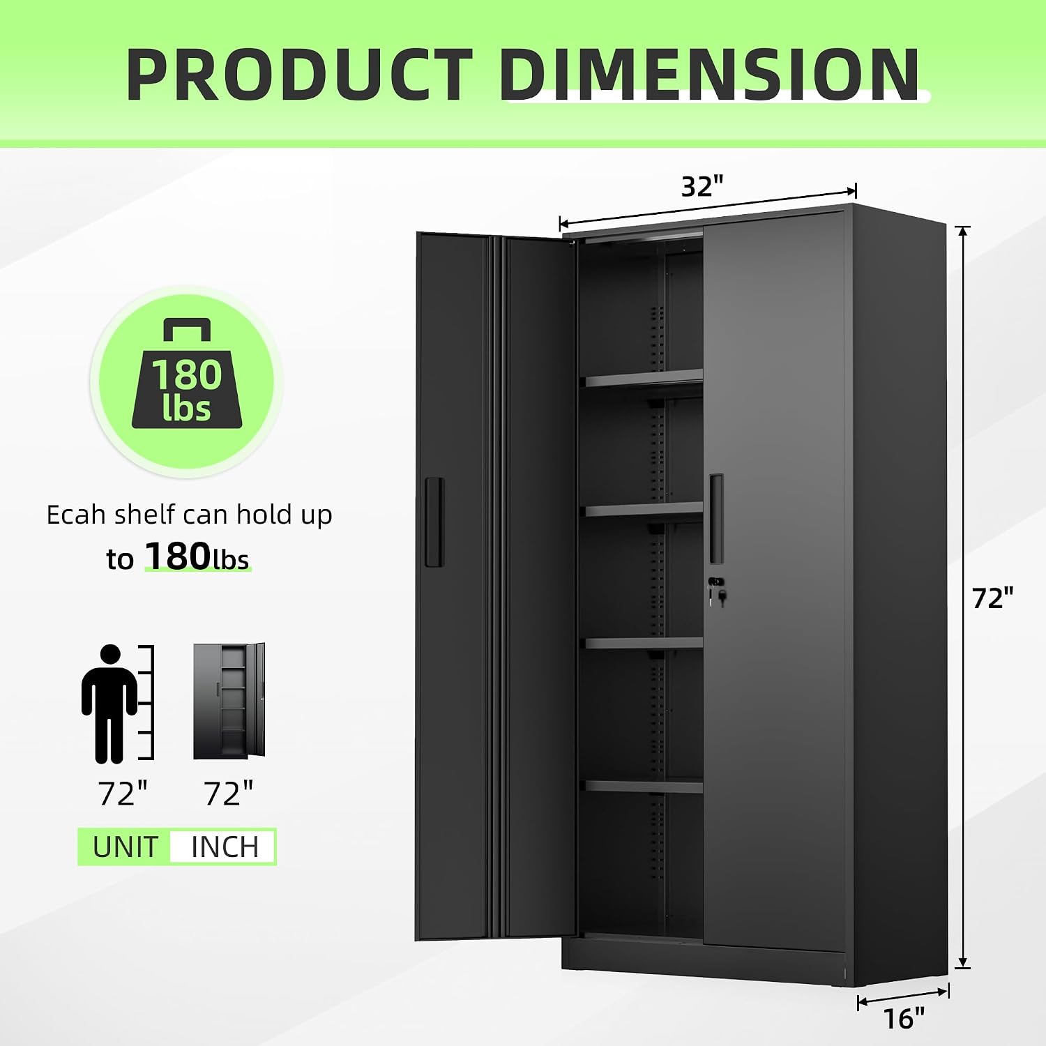 Tall Metal Storage Cabinet Org - Office Furniture Home 评论和价格