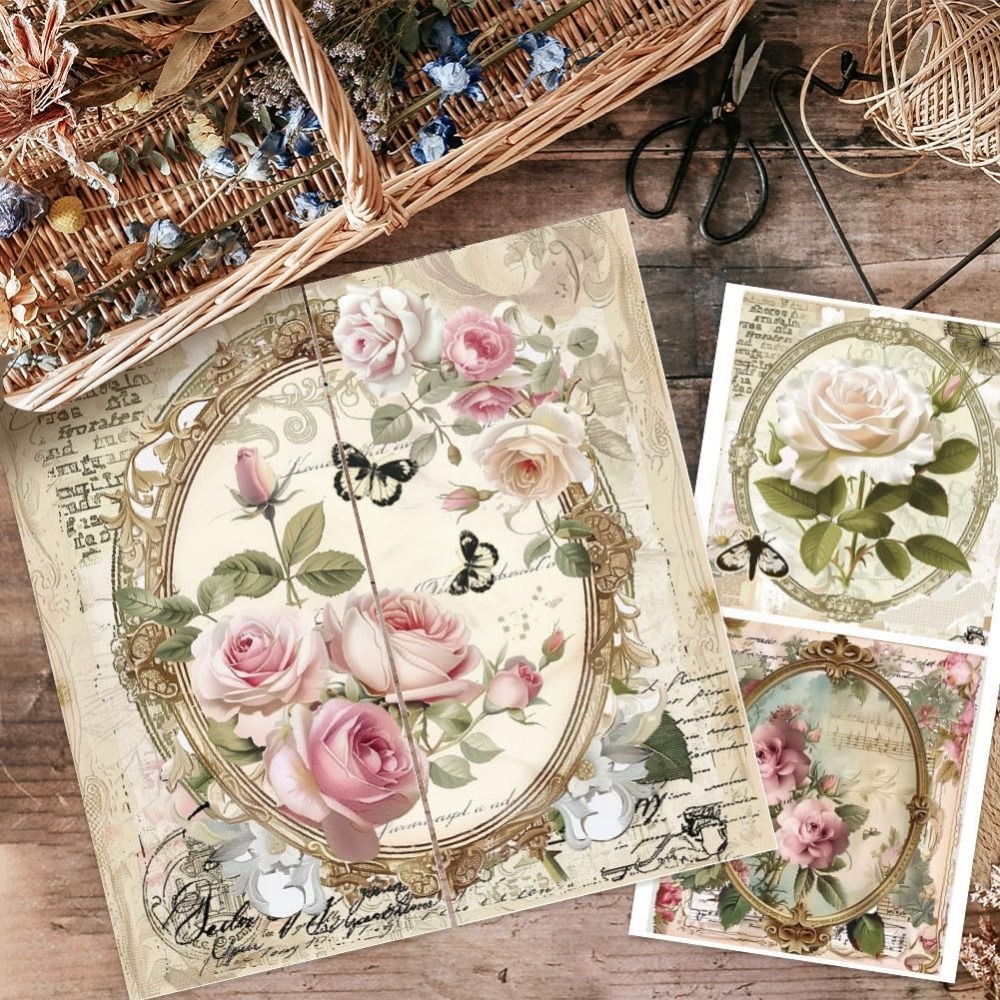 3pcs/Set Rose Rub on Transfers - Office Furniture Set 评论和价格