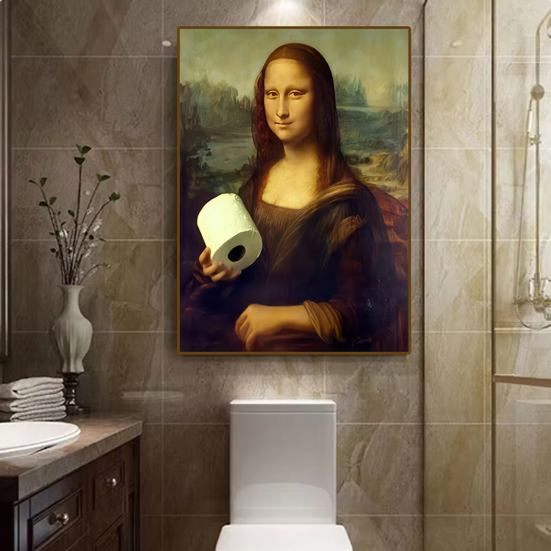 1pc Funny Abstract Bathroom To - Office Furniture Home 评论和价格