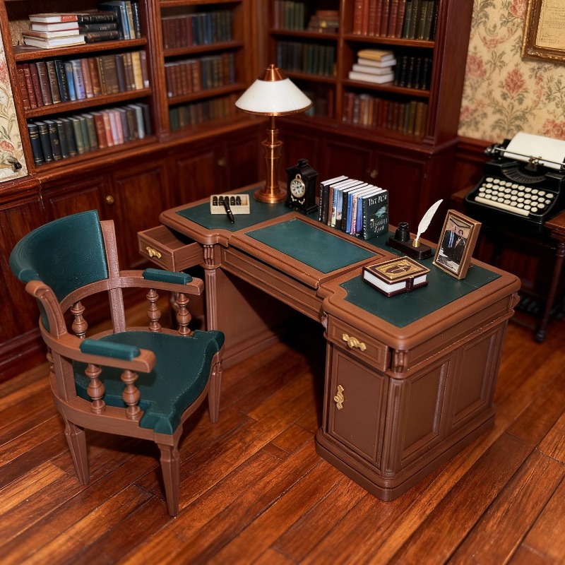 Original 1/12 Miniature Vintag - Office Furniture Set 评论和价格