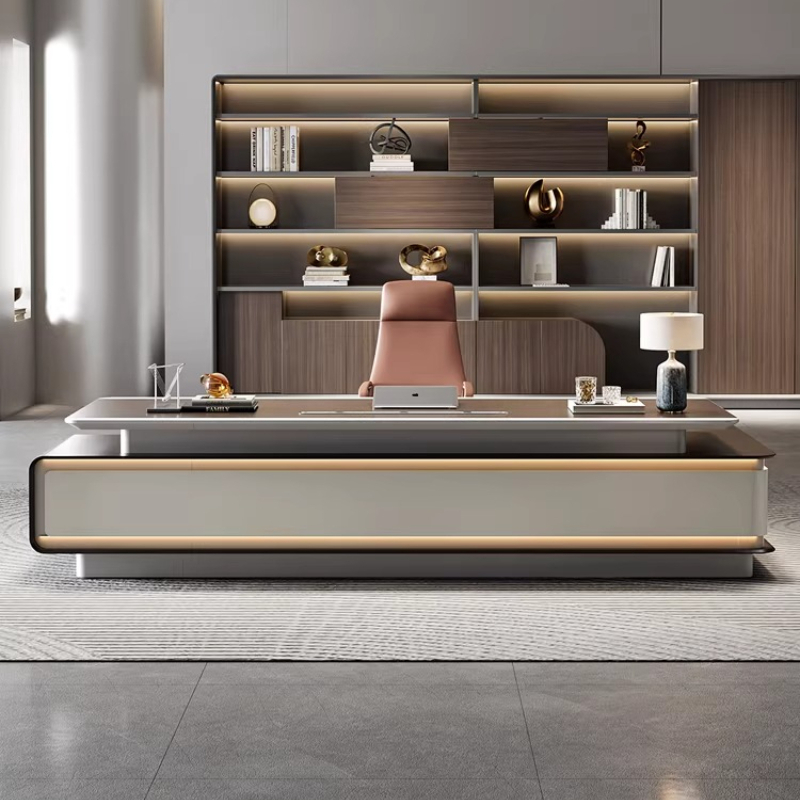Luxury top boss table 240cm 28 - Office Furniture And Equipment 评论和价格