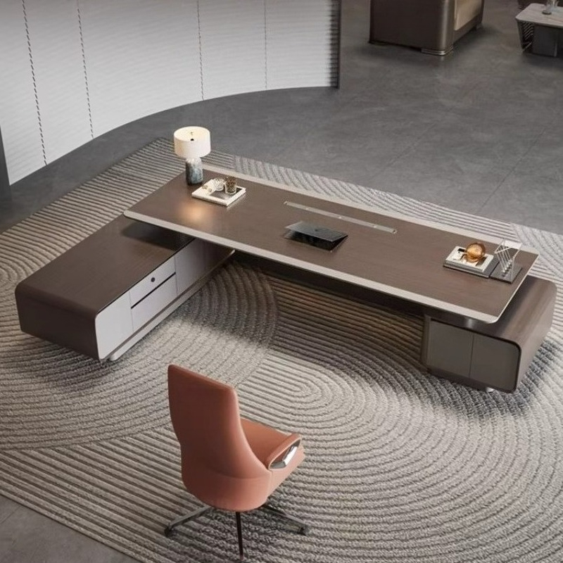 Luxury top boss table 240cm 28 - Office Furniture And Equipment 评论和价格