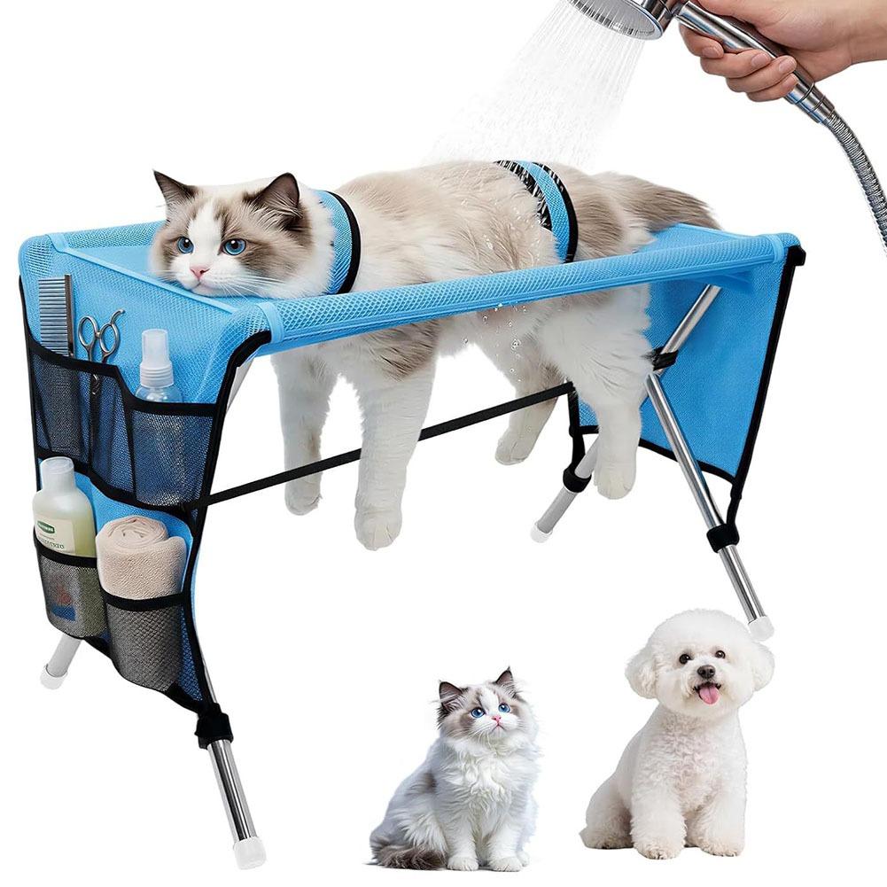 Folding Pet Grooming Hammock Q - Under Desk Hammock 评论和价格