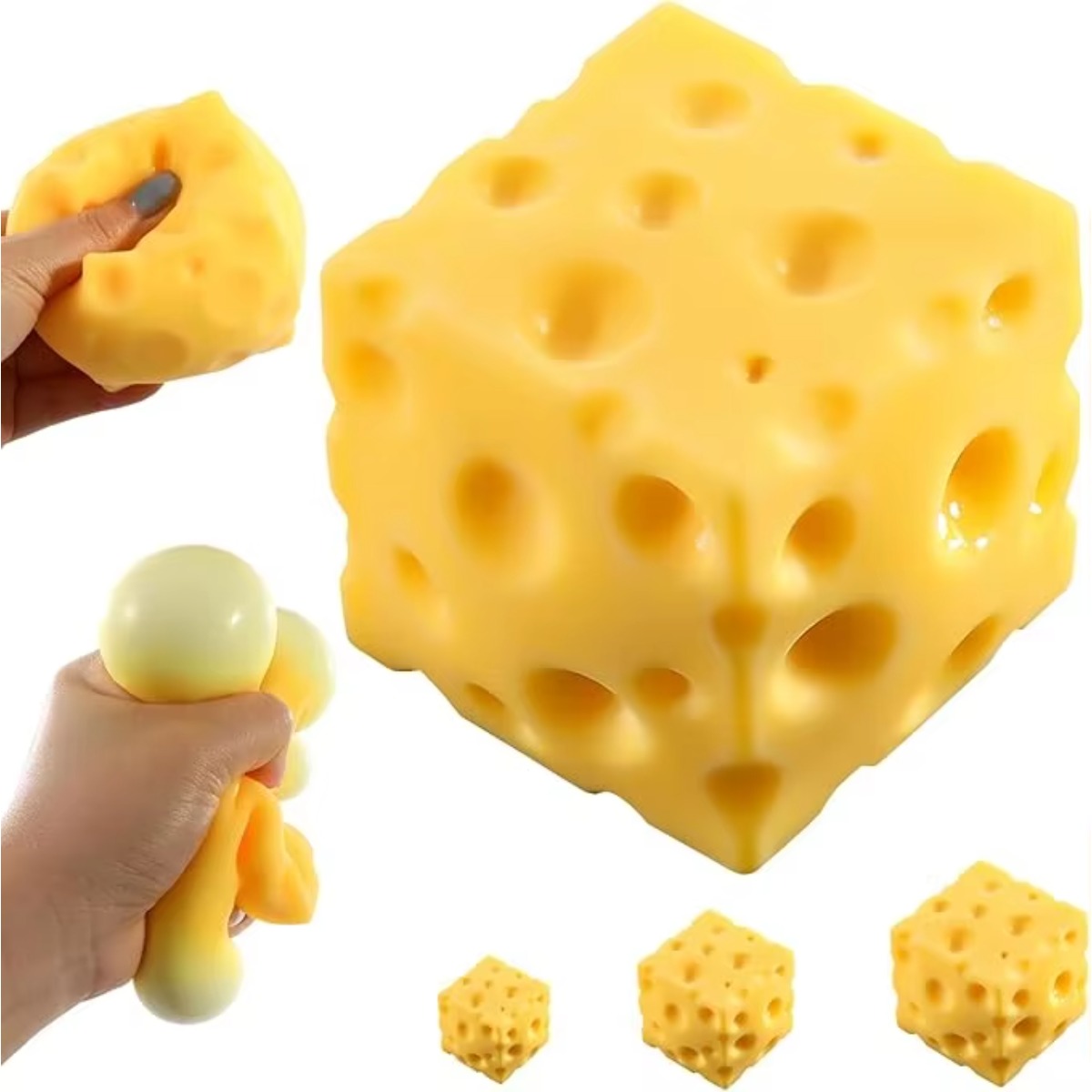 Cheese Stress Ball Squishy Toy - Office Furniture Table 评论和价格