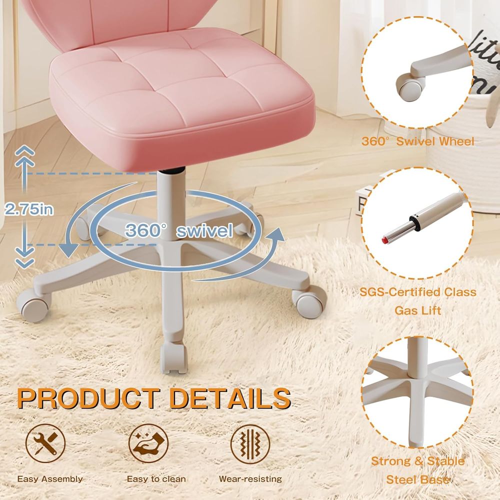 Plush Swivel Office Chair with - Office Furniture Set 评论和价格