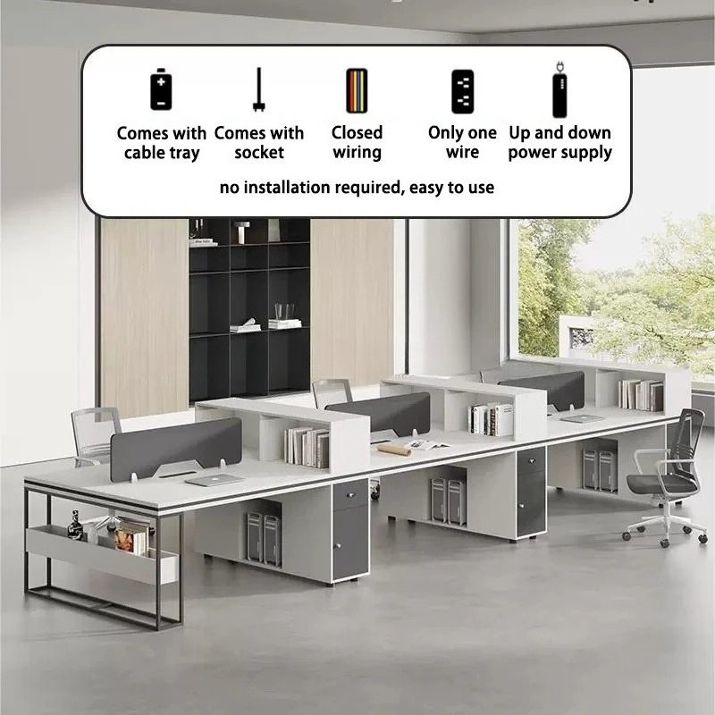 Office Staff Work Desk And Cha - Office Furniture Set 评论和价格