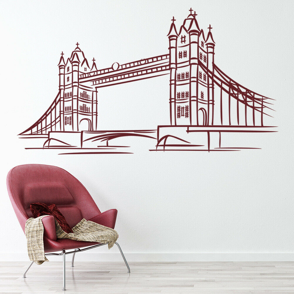 Wall Sticker Tower Bridge of L - Office Furniture London 评论和价格